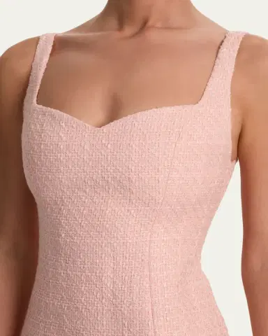 Alice + Olivia Eve Tweed Mini Dress | Thumbnail 5 Alice + Olivia Eve Tweed Mini Dress | Thumbnail 5