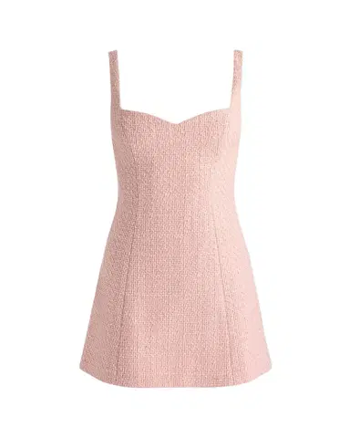 Alice + Olivia Eve Tweed Mini Dress | Thumbnail 1 Alice + Olivia Eve Tweed Mini Dress | Thumbnail 1