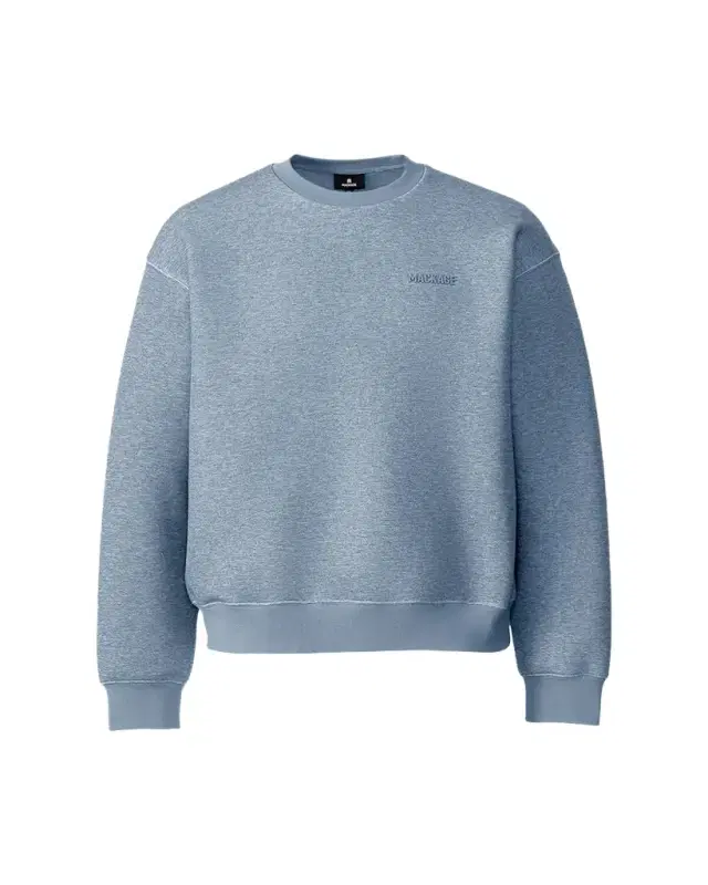 Men's Julian Double-Face Jersey Silicone-Logo Crewneck Sweater