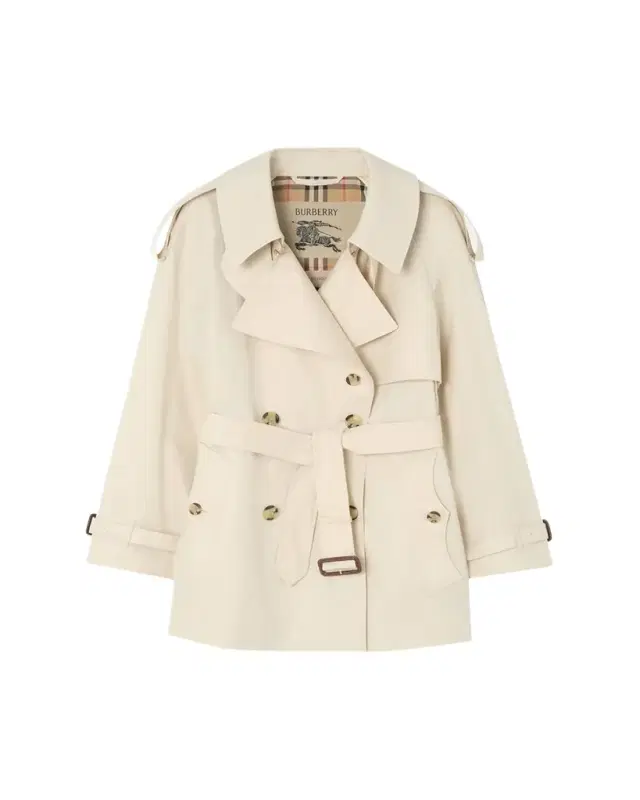 Burberry Fitzrovia Tropical Gabardine Short Trench Coat