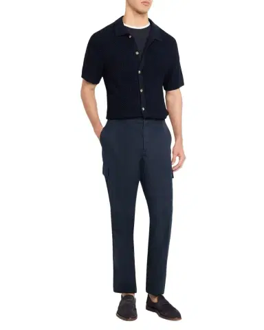 Vince Men 's Crochet Button-Down Shirt | Thumbnail 1