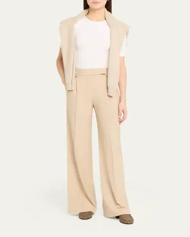 Veronica Beard Marbeau Wide-Leg Pants | Thumbnail 2 Veronica Beard Marbeau Wide-Leg Pants | Thumbnail 2