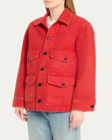 Nili Lotan Leroy Cotton Twill Utility Jacket | Thumbnail 4