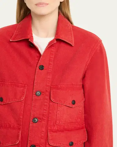 Nili Lotan Leroy Cotton Twill Utility Jacket | Thumbnail 5