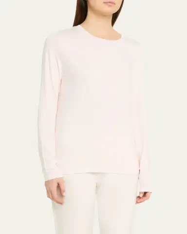 MAJESTIC FILATURES Soft Touch Long-Sleeve Crewneck T-Shirt | Thumbnail 4 MAJESTIC FILATURES Soft Touch Long-Sleeve Crewneck T-Shirt | Thumbnail 4