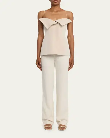 FFORME Eilwen Tailored Linen-Blend Sleeveless Top | Thumbnail 2 FFORME Eilwen Tailored Linen-Blend Sleeveless Top | Thumbnail 2