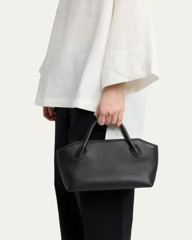 The Row Terrasse Top-Handle Bag in Leather | Thumbnail 2