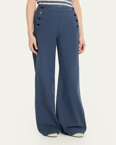Nili Lotan Reed Wide-Leg Sailor Pants | Thumbnail 4 Nili Lotan Reed Wide-Leg Sailor Pants | Thumbnail 4