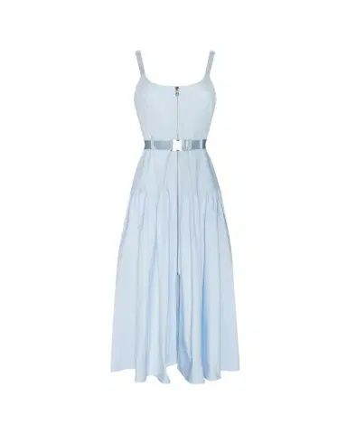L'Agence Rima Belted Midi Dress | Thumbnail 1 L'Agence Rima Belted Midi Dress | Thumbnail 1