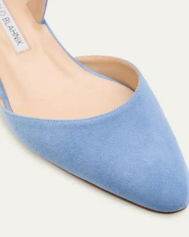 Manolo Blahnik Aspro Suede Slingback Pumps | Thumbnail 3 Manolo Blahnik Aspro Suede Slingback Pumps | Thumbnail 3