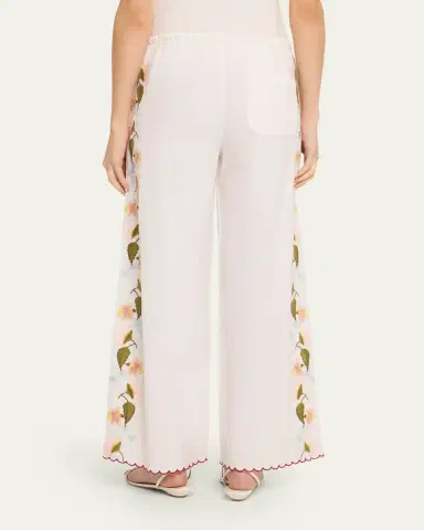 Ciao Lucia Ermmano Embroidered Drawstring Pants | Thumbnail 3