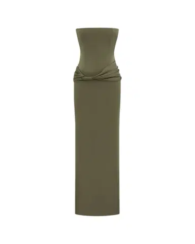 Alex Perry Strapless Twisted Longline Column Gown | Thumbnail 1 Alex Perry Strapless Twisted Longline Column Gown | Thumbnail 1