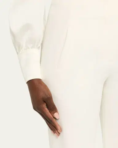 Veronica Beard Carys Cropped Straight-Leg Pants | Thumbnail 5