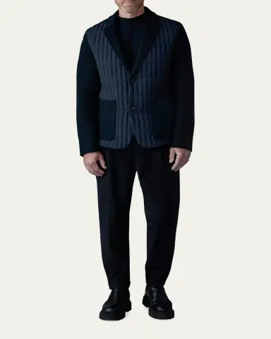 Mackage Men's John Mixed-Media Jacket | Thumbnail 2 Mackage Men's John Mixed-Media Jacket | Thumbnail 2