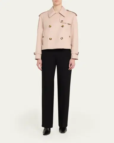 Burberry Haltye Cropped Gabardine Trench Jacket | Thumbnail 2 Burberry Haltye Cropped Gabardine Trench Jacket | Thumbnail 2
