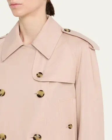 Burberry Haltye Cropped Gabardine Trench Jacket | Thumbnail 5 Burberry Haltye Cropped Gabardine Trench Jacket | Thumbnail 5