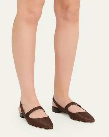 Manolo Blahnik Campari Mary Jane Slingback Flats | Thumbnail 2 Manolo Blahnik Campari Mary Jane Slingback Flats | Thumbnail 2