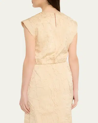 Ulla Johnson Gisella Satin Crop Top | Thumbnail 3 Ulla Johnson Gisella Satin Crop Top | Thumbnail 3