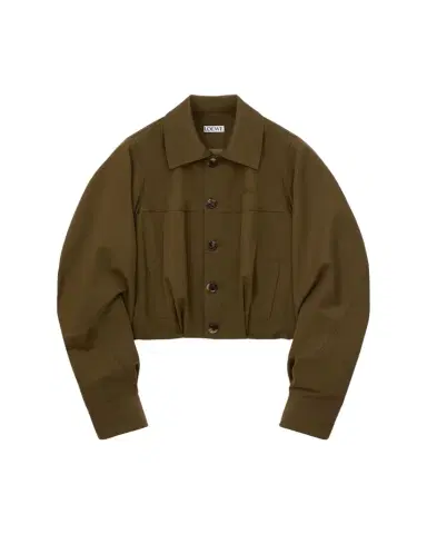 Loewe Single-Breasted Cotton Balloon Jacket | Thumbnail 1 Loewe Single-Breasted Cotton Balloon Jacket | Thumbnail 1