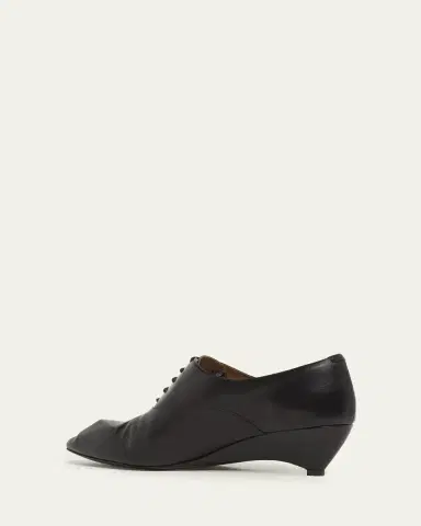 Jil Sander 35mm Leather Oxford Wedges | Thumbnail 4 Jil Sander 35mm Leather Oxford Wedges | Thumbnail 4