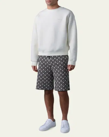 Mackage Men's Julian Jersey Crewneck Sweater | Thumbnail 2 Mackage Men's Julian Jersey Crewneck Sweater | Thumbnail 2