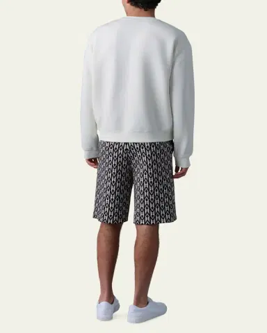 Mackage Men's Julian Jersey Crewneck Sweater | Thumbnail 3 Mackage Men's Julian Jersey Crewneck Sweater | Thumbnail 3