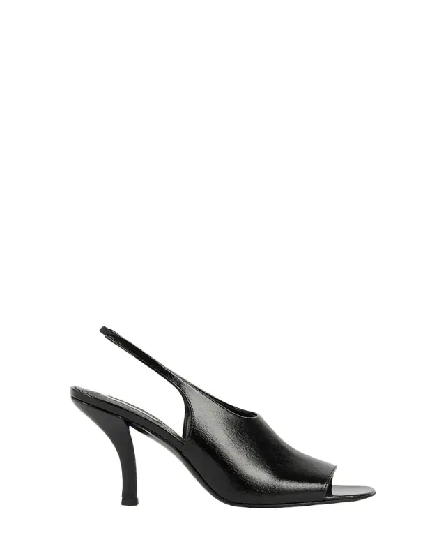 Toteme Contour Naplack Leather Slingback Pumps