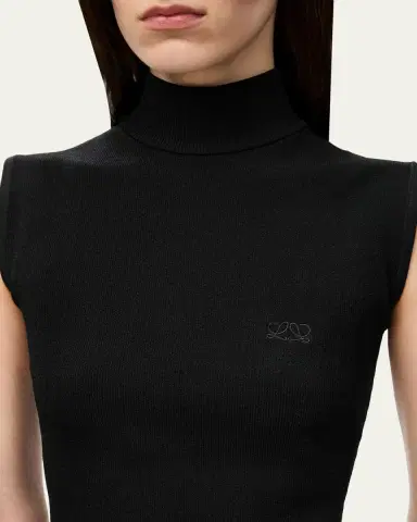 LOEWE Turtleneck Sleeveless Knit Sweater | Thumbnail 5