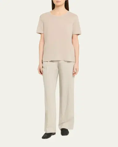 MAJESTIC FILATURES Machine Washable Cashmere Crewneck T-Shirt | Thumbnail 6 MAJESTIC FILATURES Machine Washable Cashmere Crewneck T-Shirt | Thumbnail 6
