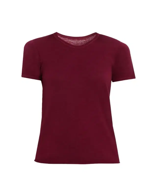 Machine Washable Cashmere Crewneck T-Shirt