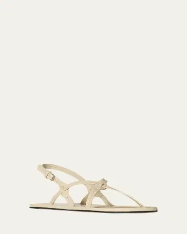The Row Malick Strappy Leather Sandals | Thumbnail 2