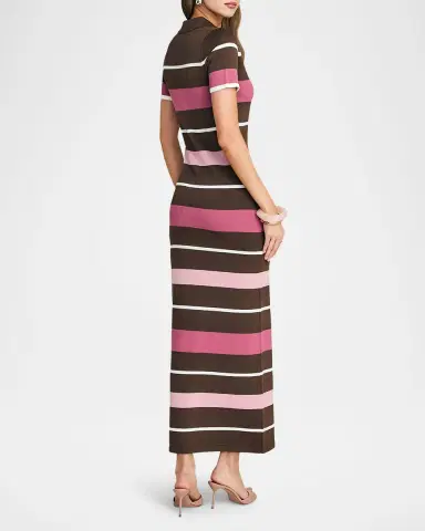 SEROYA Sam Striped Knit Maxi Dress | Thumbnail 2 SEROYA Sam Striped Knit Maxi Dress | Thumbnail 2