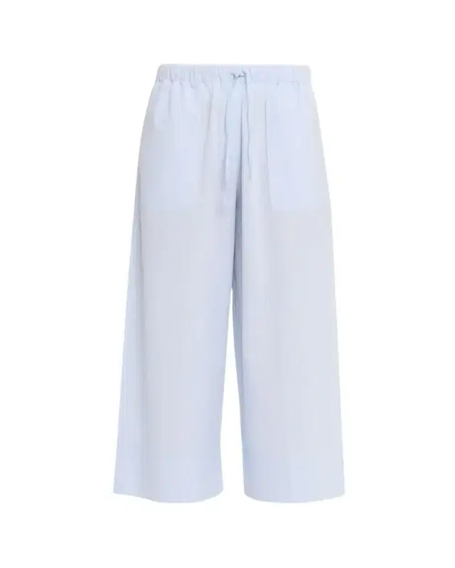 Toteme Cotton-Linen Wide-Leg Drawstring Summer Trousers