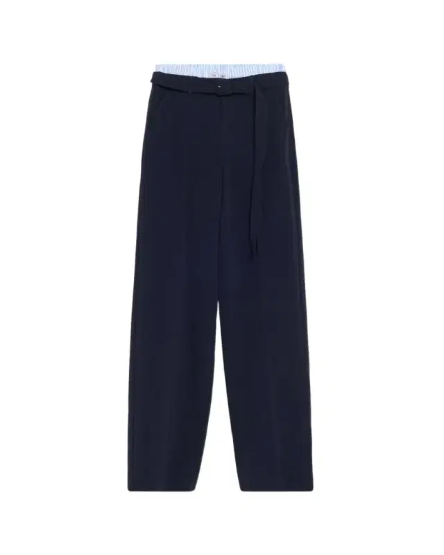 Aron Double-Waistband Pants