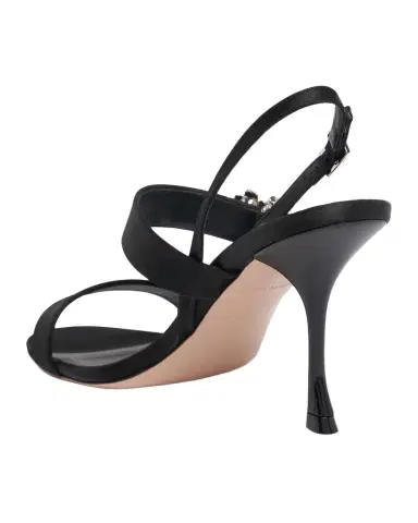 Roger Vivier 85mm Mini Bouquet Satin Slingback Sandals | Thumbnail 1 Roger Vivier 85mm Mini Bouquet Satin Slingback Sandals | Thumbnail 1