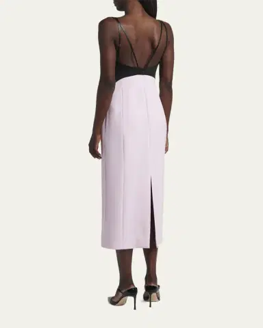 Tom Ford Strappy Silk Crepe Midi Dress | Thumbnail 3 Tom Ford Strappy Silk Crepe Midi Dress | Thumbnail 3