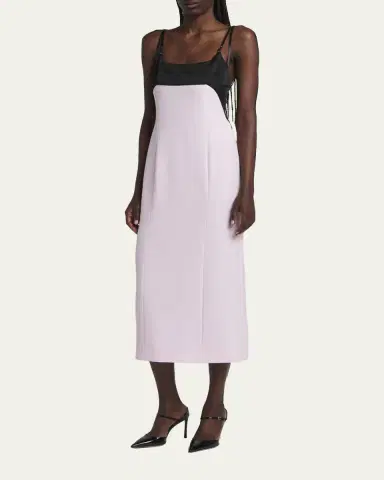 Tom Ford Strappy Silk Crepe Midi Dress | Thumbnail 4 Tom Ford Strappy Silk Crepe Midi Dress | Thumbnail 4