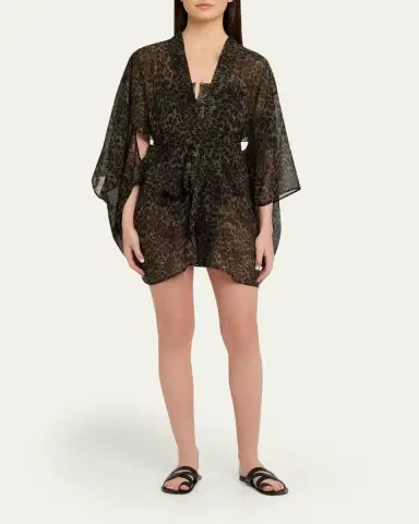 Nili Lotan Kima Silk Kimono | Thumbnail 2 Nili Lotan Kima Silk Kimono | Thumbnail 2