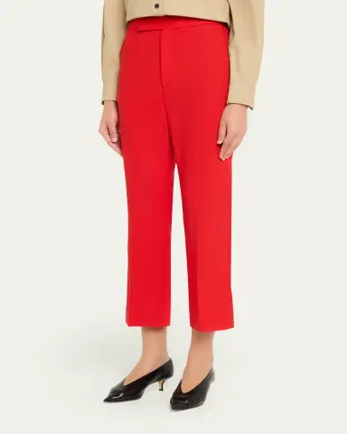 Maria McManus High-Rise Straight-Leg Crop Trousers | Thumbnail 4 Maria McManus High-Rise Straight-Leg Crop Trousers | Thumbnail 4