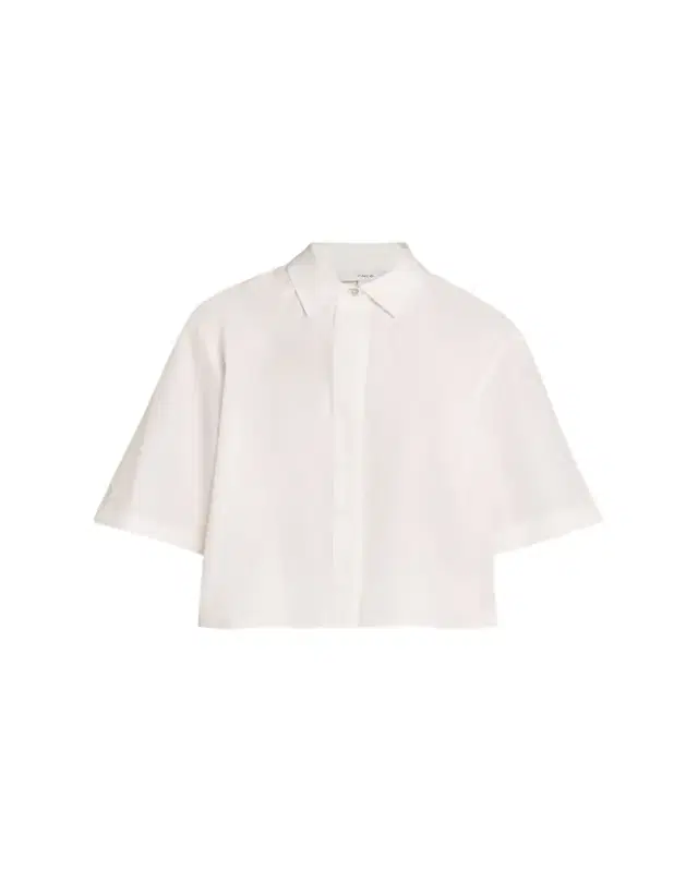 Vince Short-Sleeve Poplin Shirt