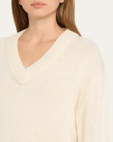 Lisa Yang Aletta V-Neck Cashmere Knit Sweater | Thumbnail 9 Lisa Yang Aletta V-Neck Cashmere Knit Sweater | Thumbnail 9