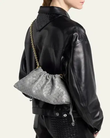 Bottega Veneta Dustbag Notte Leather Shoulder Bag | Thumbnail 2 Bottega Veneta Dustbag Notte Leather Shoulder Bag | Thumbnail 2