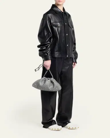 Bottega Veneta Dustbag Notte Leather Shoulder Bag | Thumbnail 5 Bottega Veneta Dustbag Notte Leather Shoulder Bag | Thumbnail 5