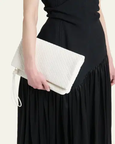 Bottega Veneta Folded Nappa Leather Clutch Bag | Thumbnail 2 Bottega Veneta Folded Nappa Leather Clutch Bag | Thumbnail 2