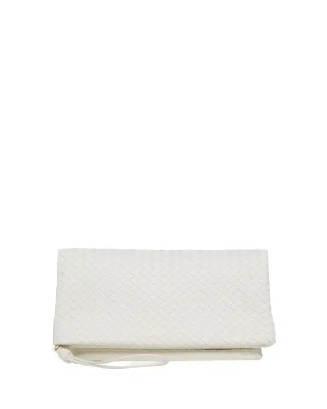 Bottega Veneta Folded Nappa Leather Clutch Bag