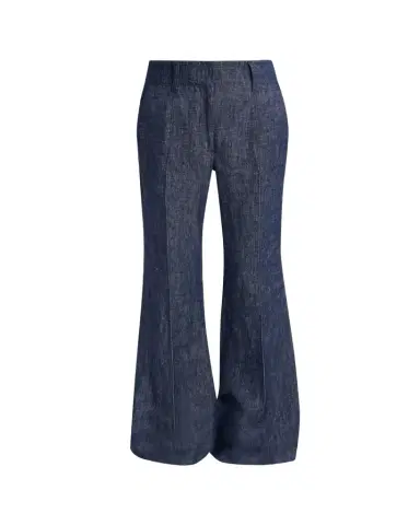 Gabriela Hearst Rhein Pintuck Linen Flare Pants | Thumbnail 1 Gabriela Hearst Rhein Pintuck Linen Flare Pants | Thumbnail 1