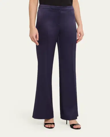 Ungaro Kyra Flare-Leg Satin Pants | Thumbnail 8 Ungaro Kyra Flare-Leg Satin Pants | Thumbnail 8