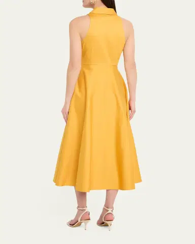 Toccin Chelsea Sleeveless Tie-Front Midi Shirtdress | Thumbnail 3 Toccin Chelsea Sleeveless Tie-Front Midi Shirtdress | Thumbnail 3
