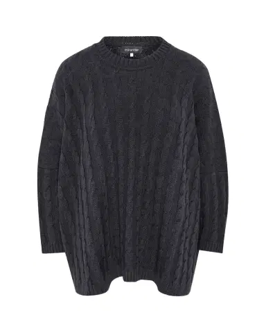 Eskandar Round Neck Sweater - Long Length | Thumbnail 1