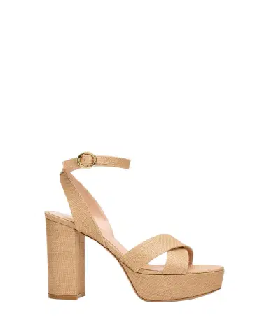 Gianvito Rossi 70mm Raffia Platform Sandals | Thumbnail 1 Gianvito Rossi 70mm Raffia Platform Sandals | Thumbnail 1